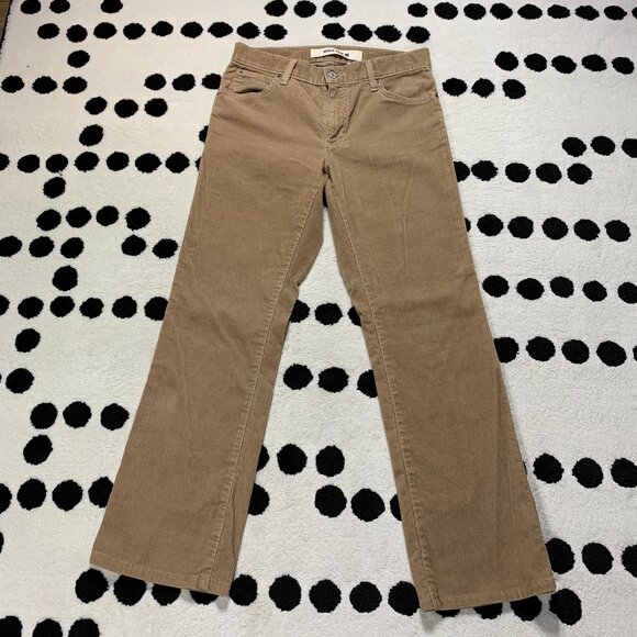 Vintage Y2K 90s Gap Camel Corduroy Mid Low Rise Bootcut Pants Chinos - Picture 1 of 12